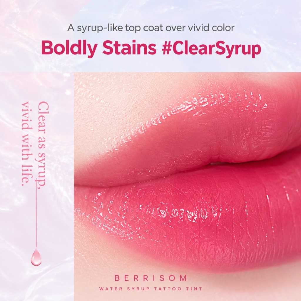 Boldly stains clear syrup finish